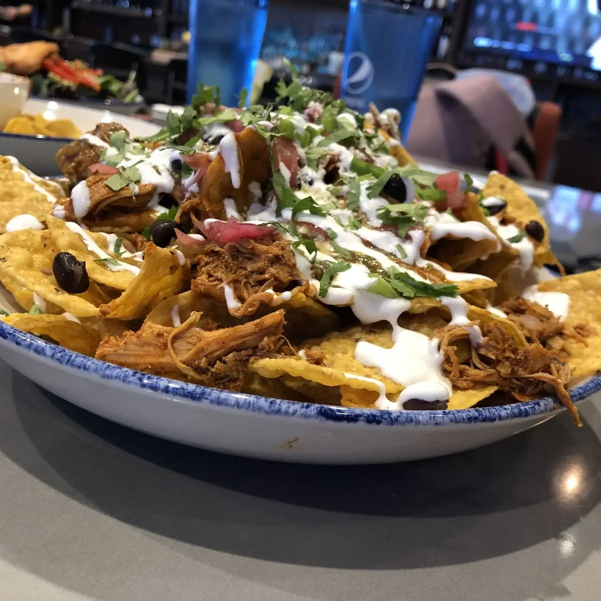 Mountainous Chicken Nachos