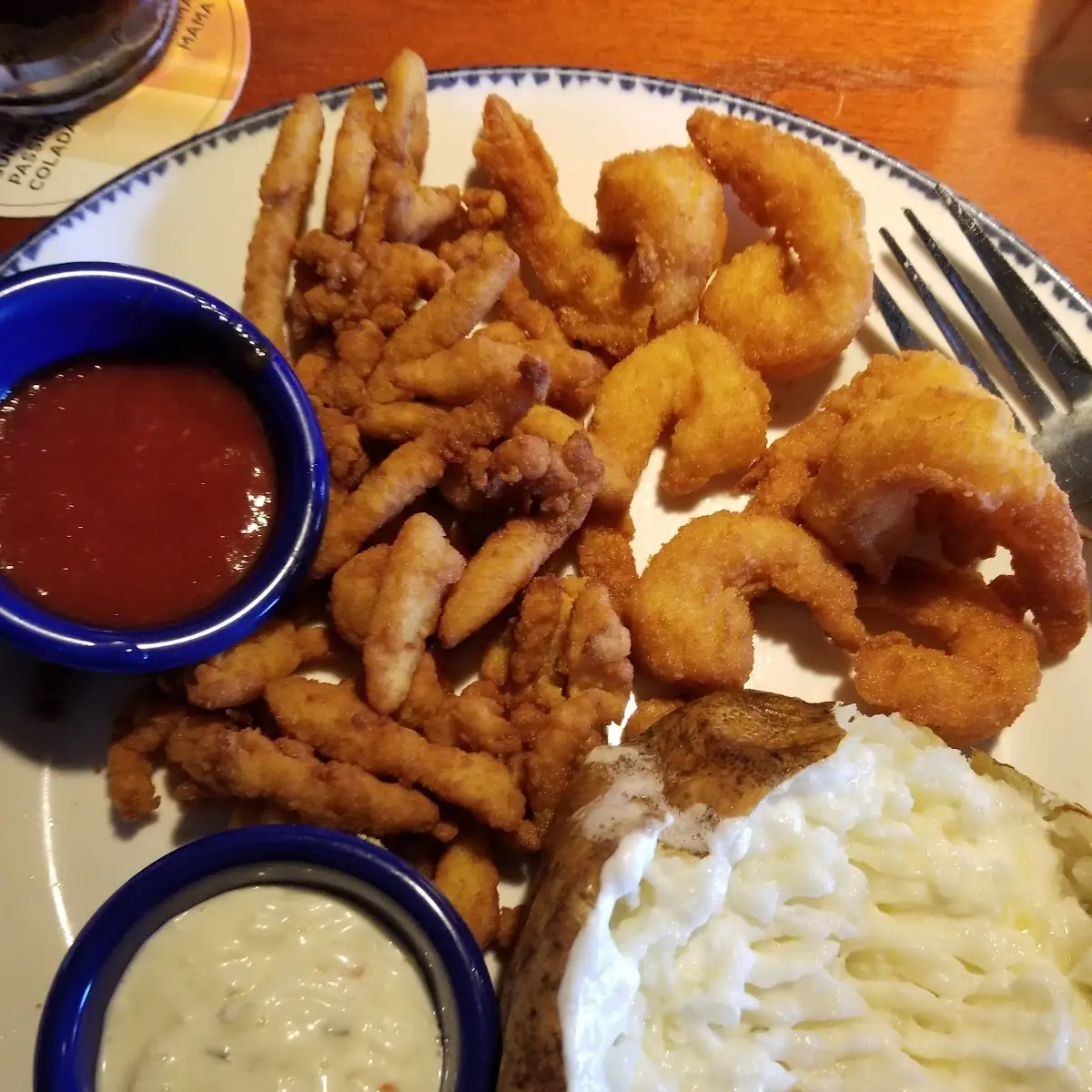 Fried Shrimp Fried Clams