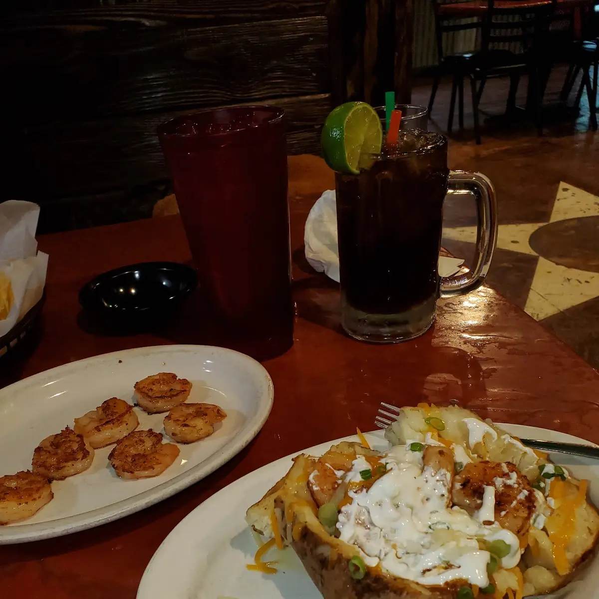 Loaded Baked Potato Shrimp