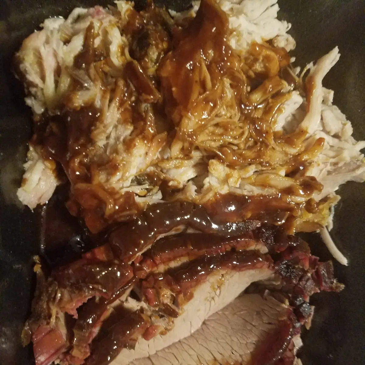 Pulled Pork and Brisket