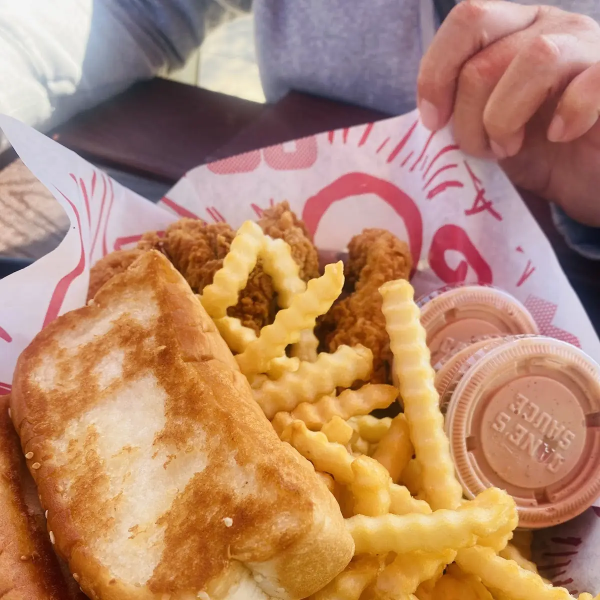 French Fries Breaded Chicken Finger