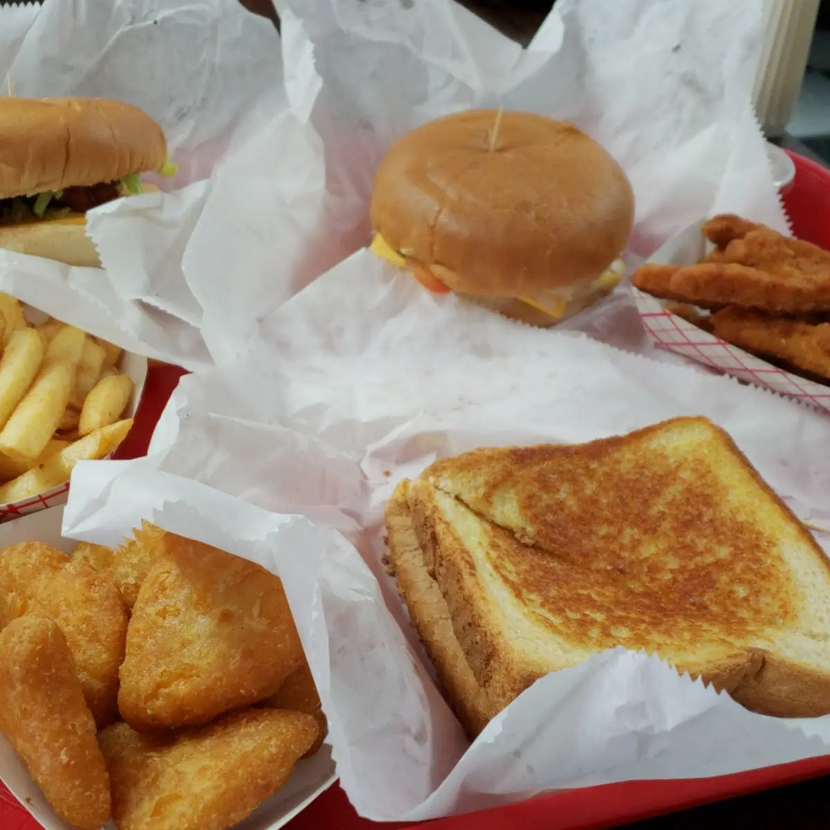 Burger and Fries
