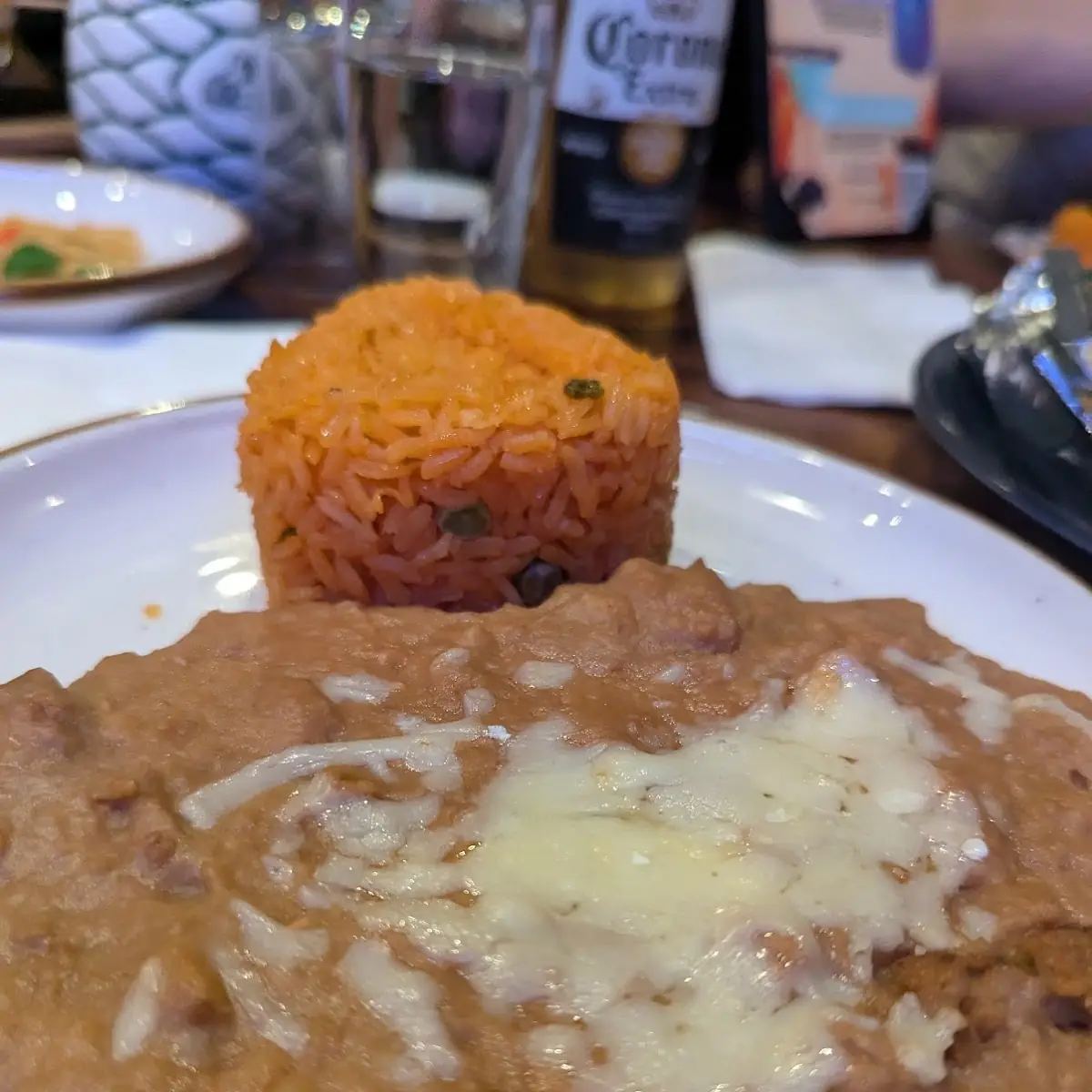 Refried Beans and Rice