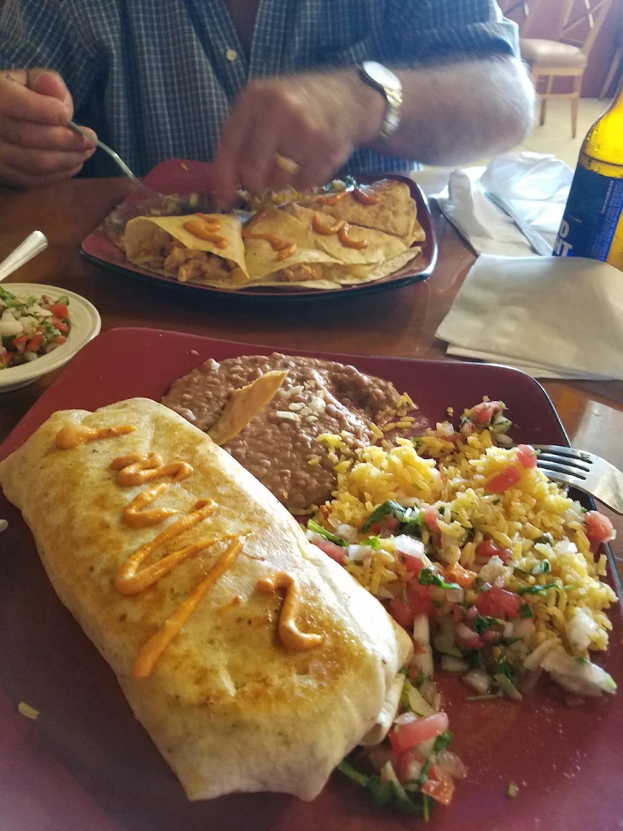 Lunch Chicken Burrito