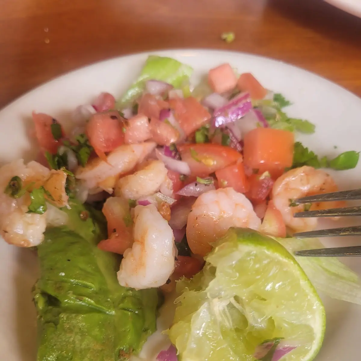 Ceviche de Camarones Shrimp Ceviche