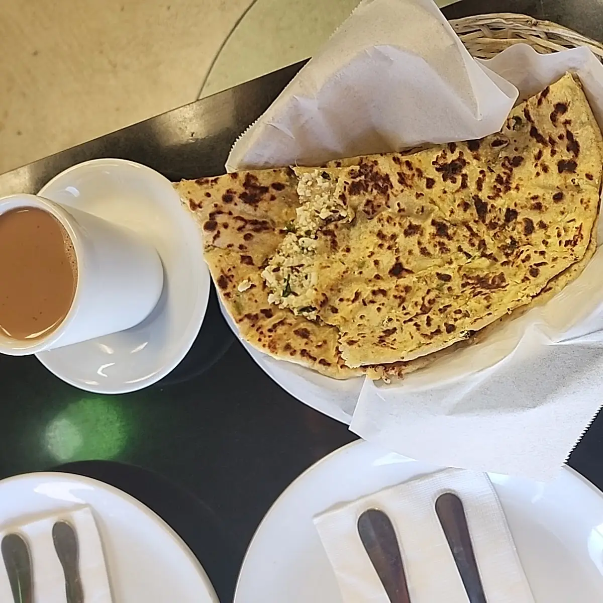Mixed Vegetables Paratha