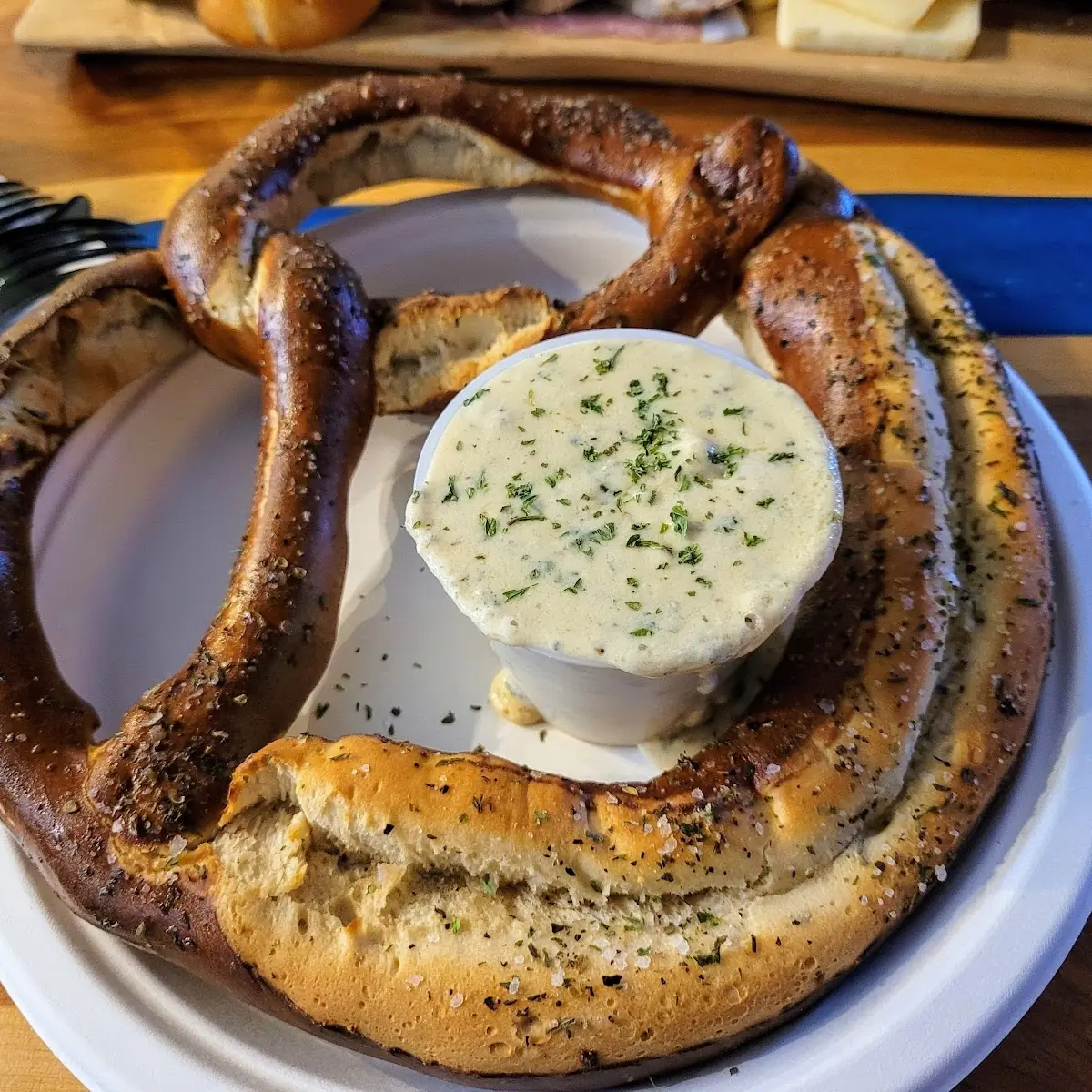 Pretzel with Beer Cheese