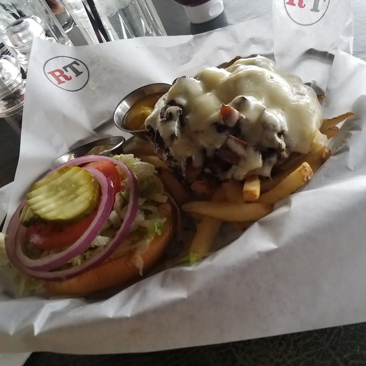 Mushroom Swiss Burger
