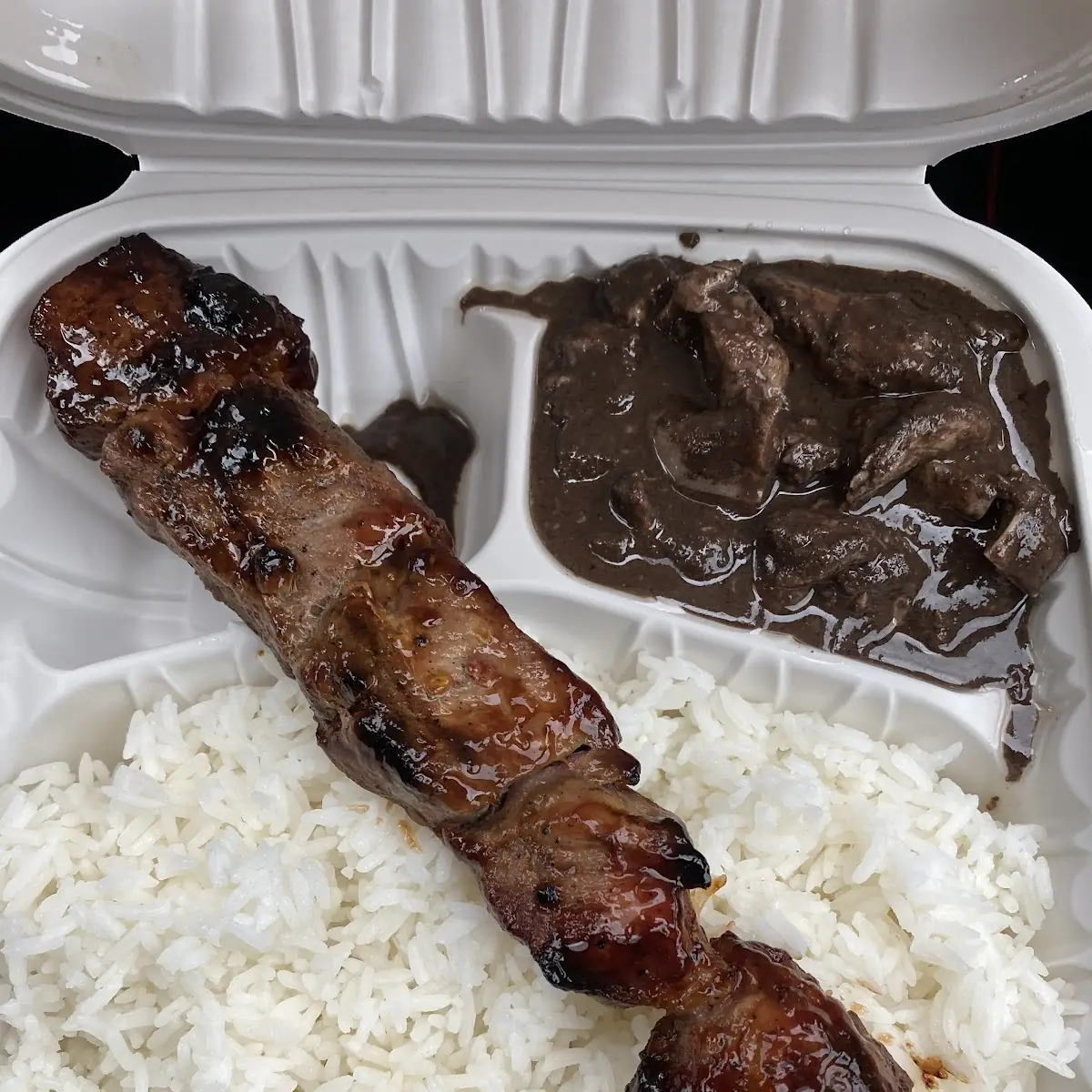 BBQ Pork White Rice Diniguan