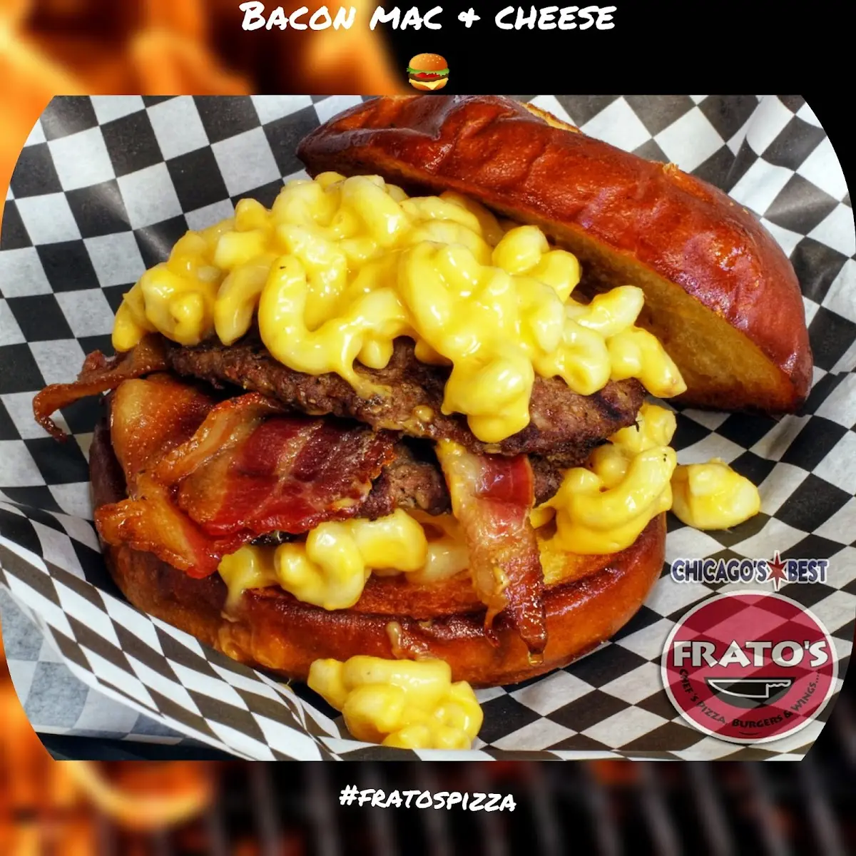 Bacon Mac & Cheese Burger