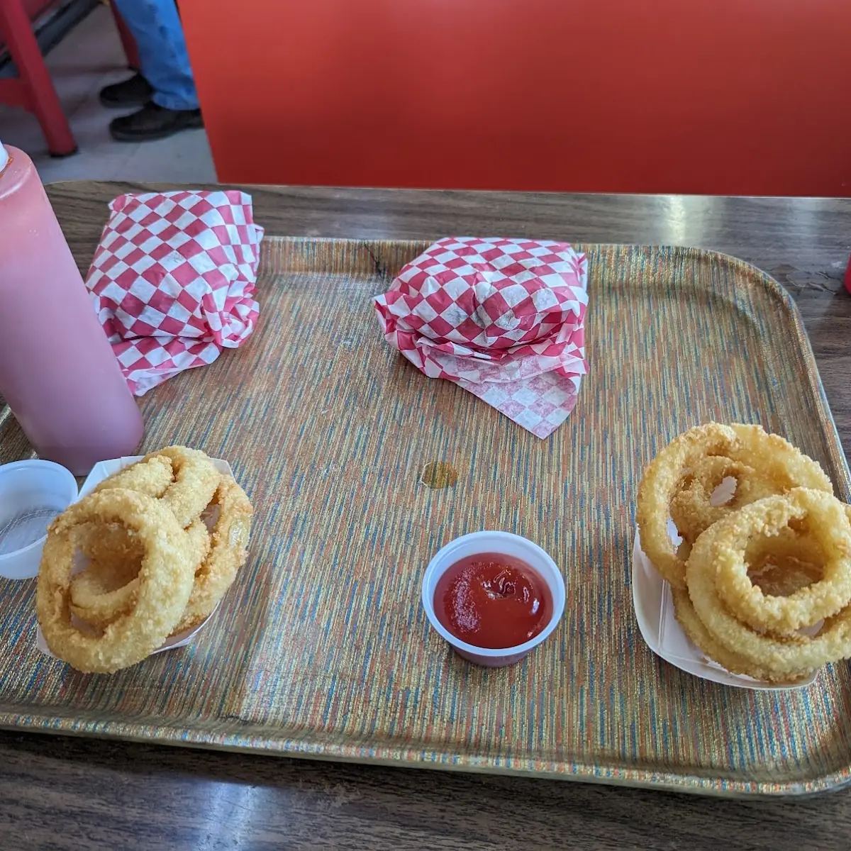 Cheese-Rite with Onion Rings