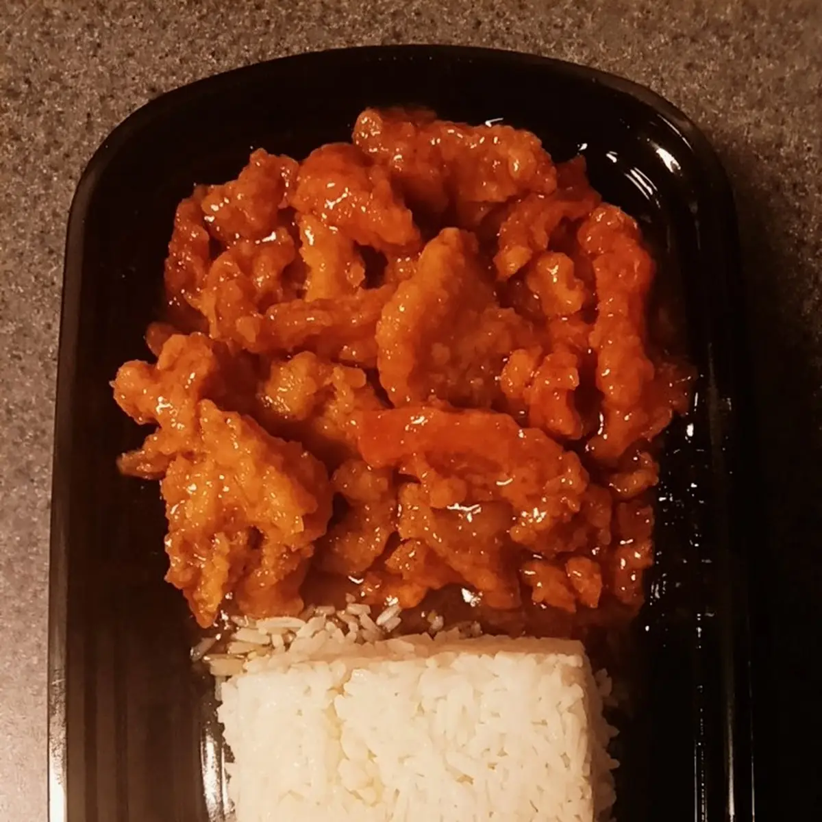 Honey Chicken and White Rice