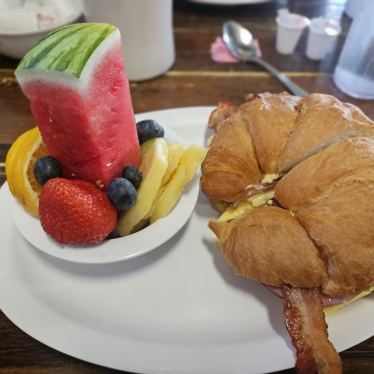 Croissant Breakfast Sandwich