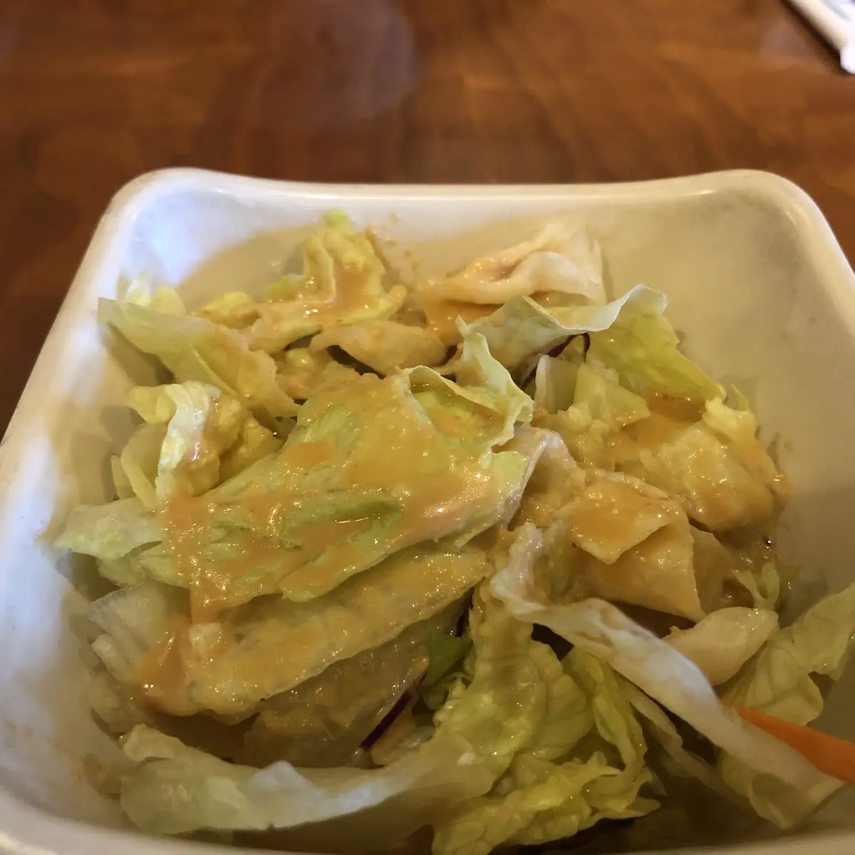 House Salad with Ginger Dressing