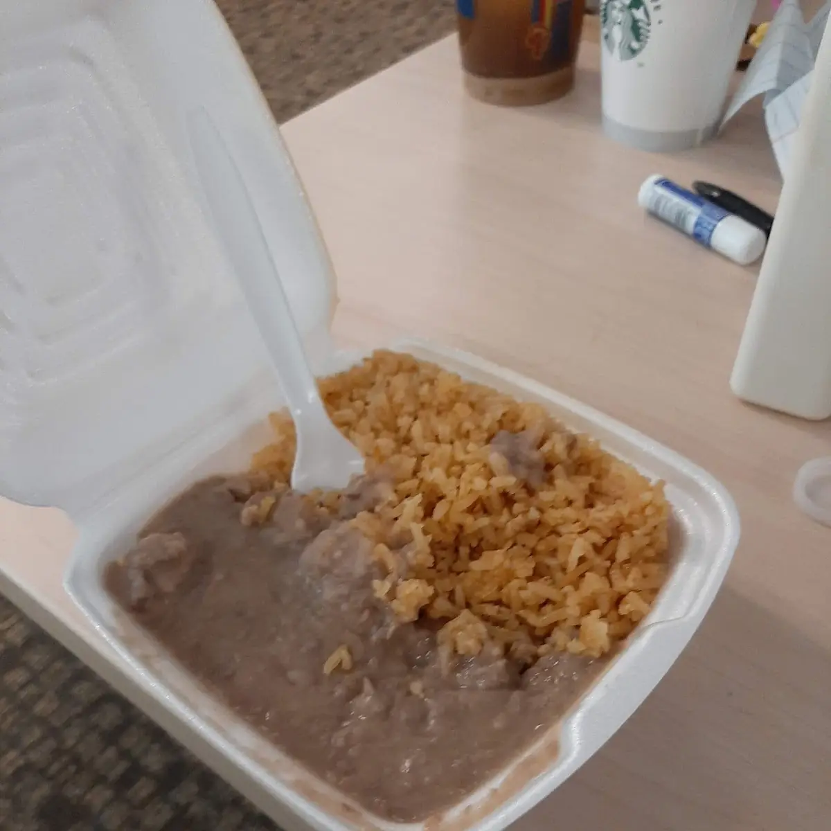 Refried Beans and Rice