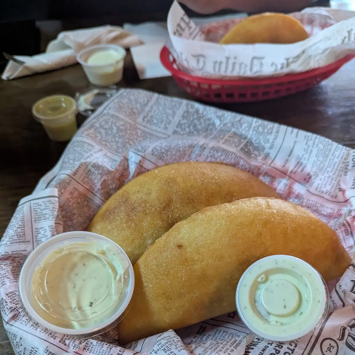 Shrimp and White Cheese Empanada