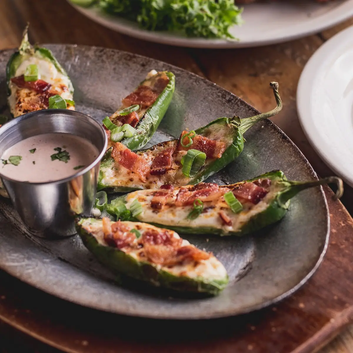 Half Stuffed Jalapeno Peppers