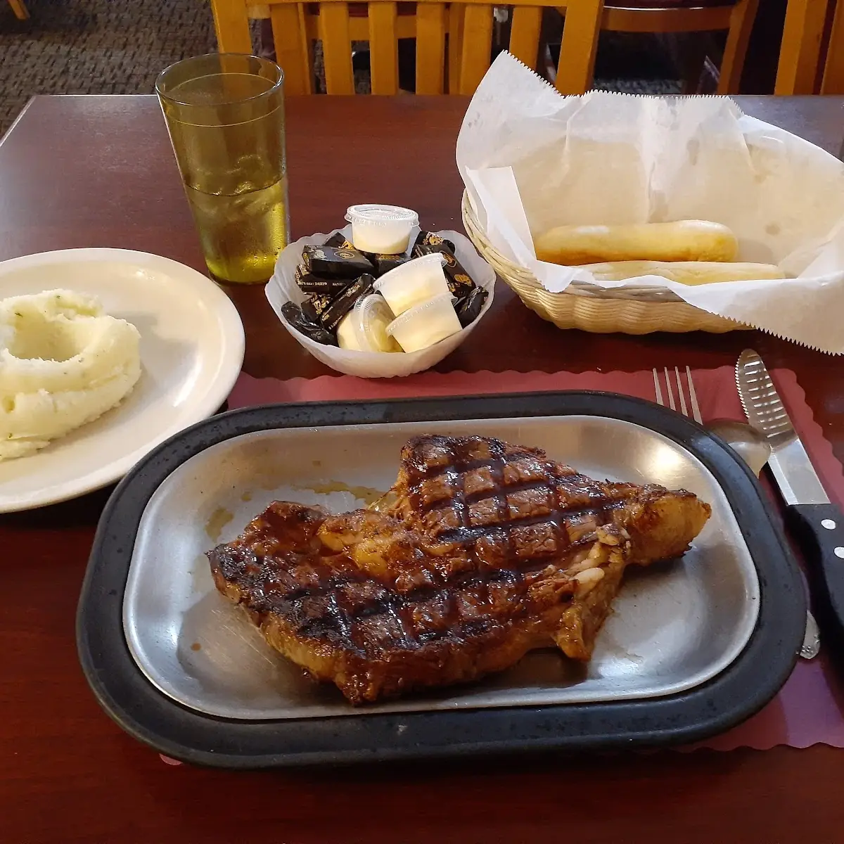 Ribeye Steak & Garlic Butter Mashed Potatoes