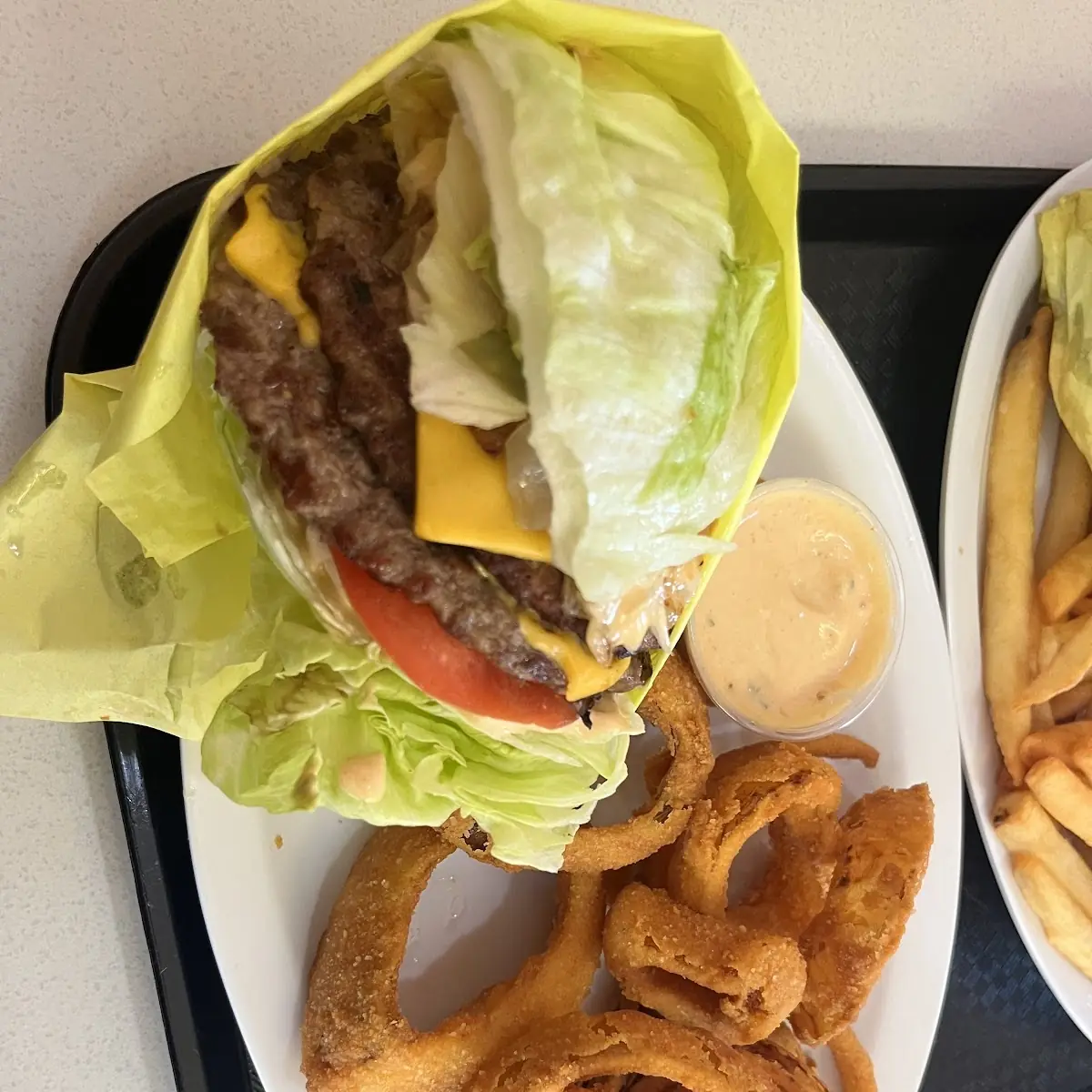 Lettuce Wrap Double Cheeseburger