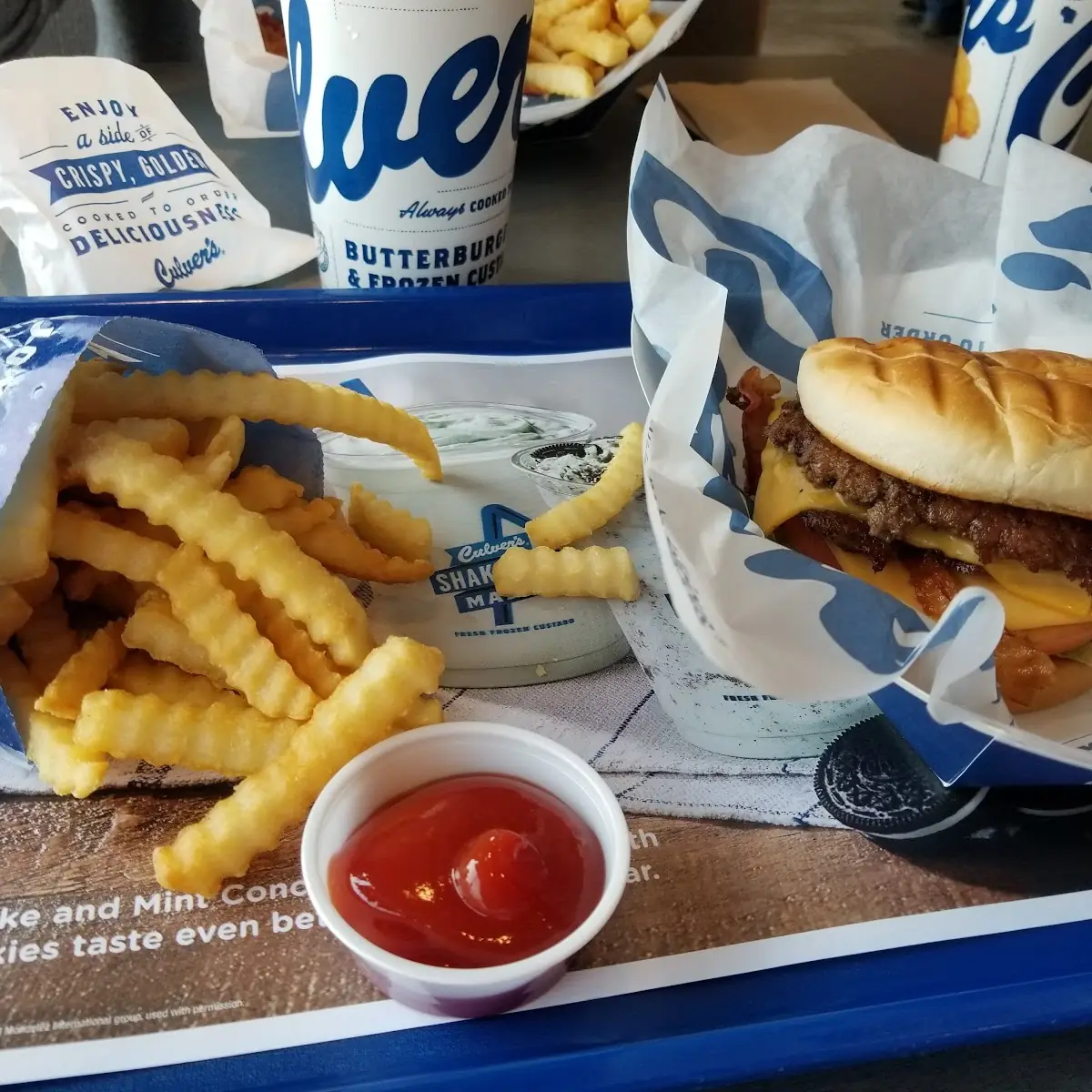 Cheeseburger Deluxe Double Fries