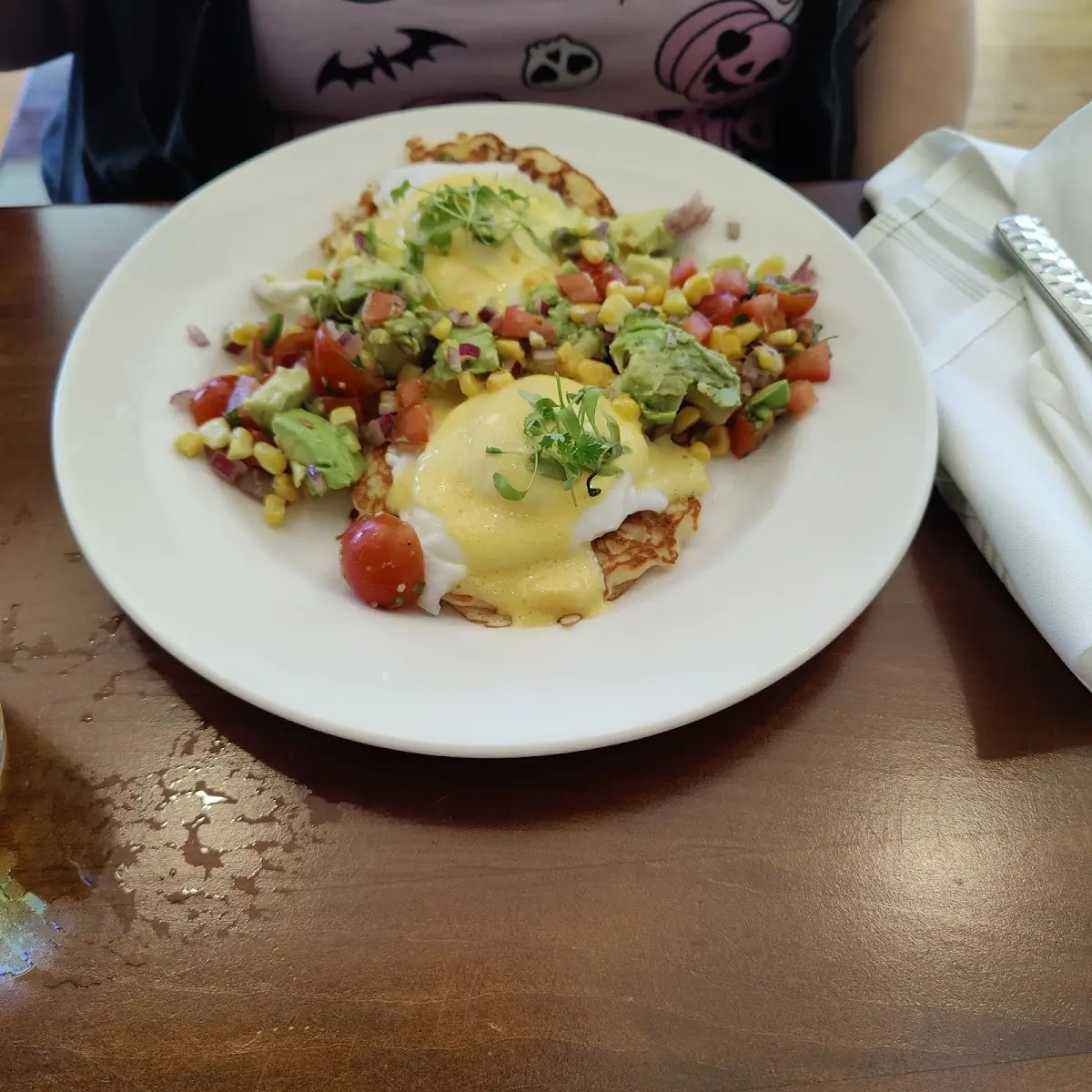 Corn Cake Benedict
