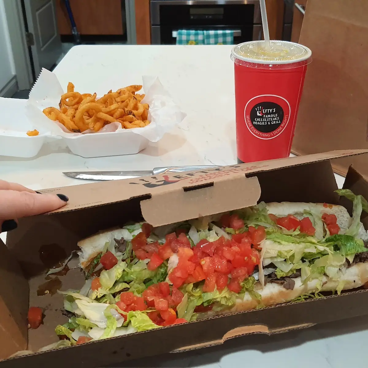Leftys Cheese Steak Sub