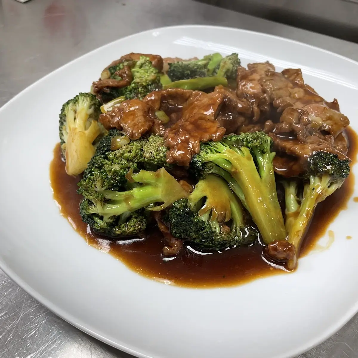Broccoli with Oyster Sauce
