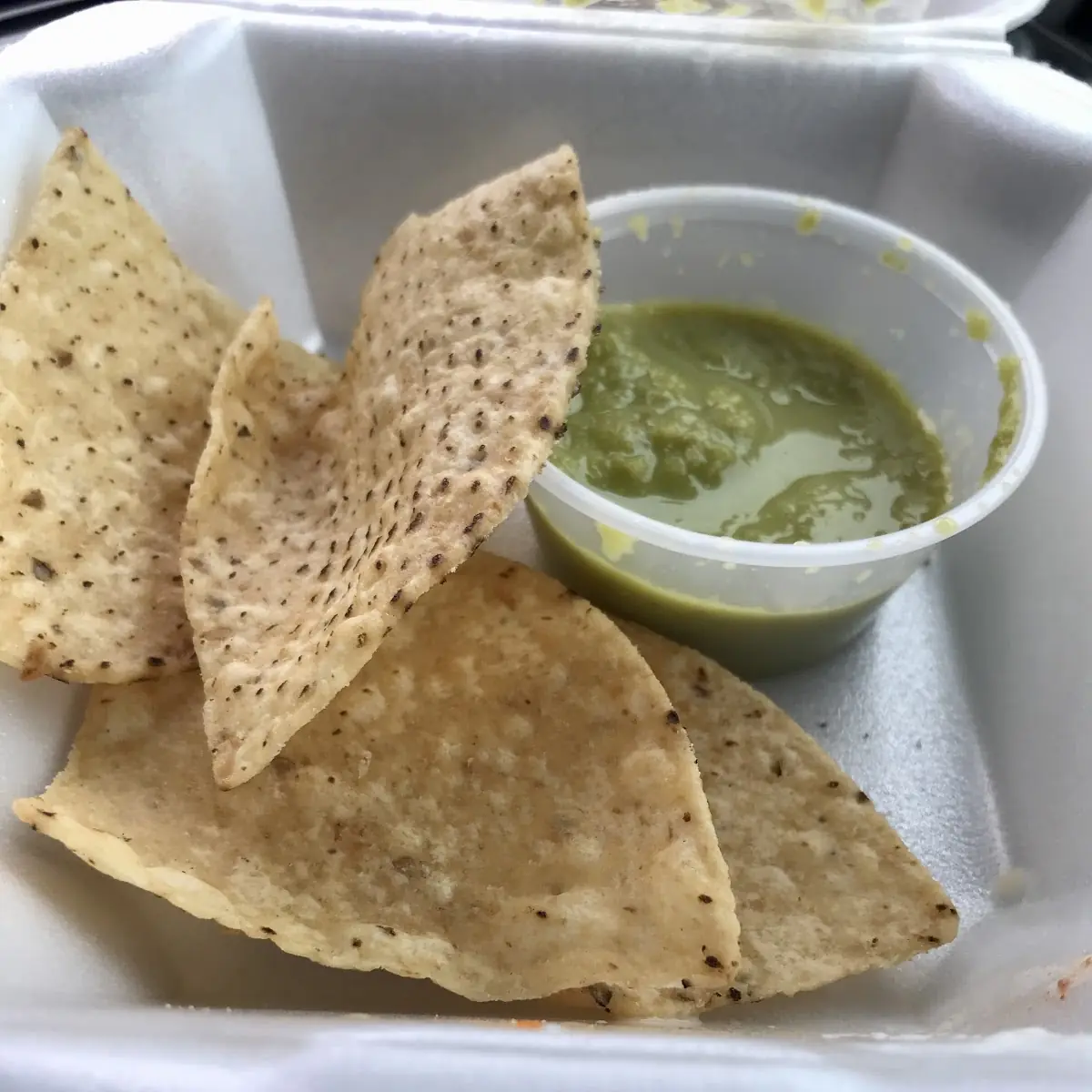 Chips and Salsa Verde