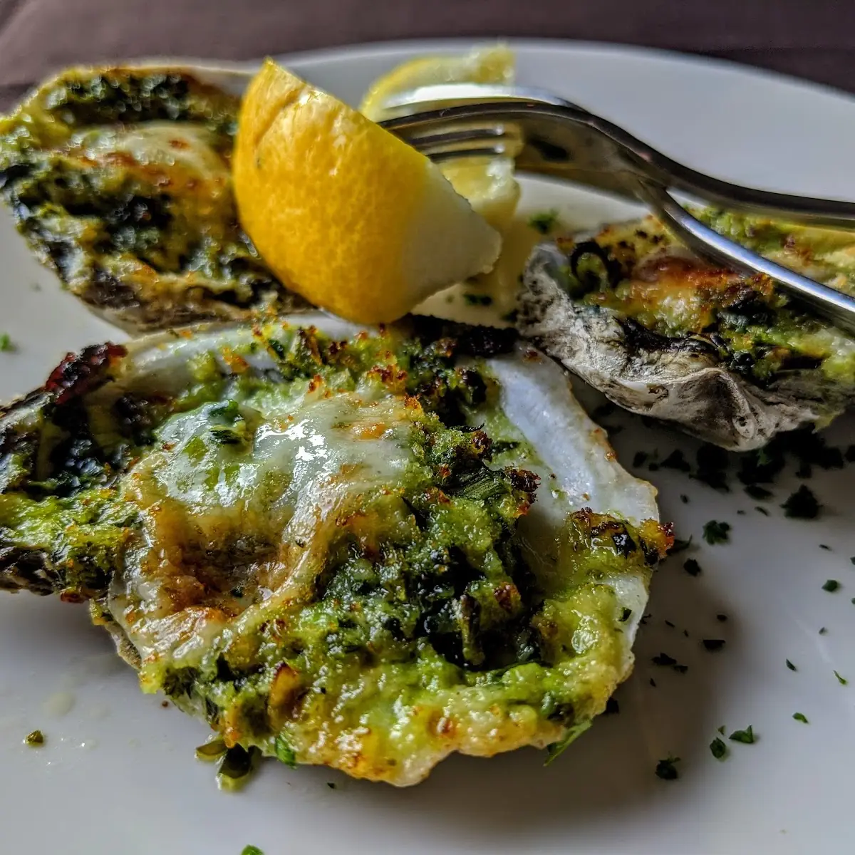 Baked Oysters Rockefeller