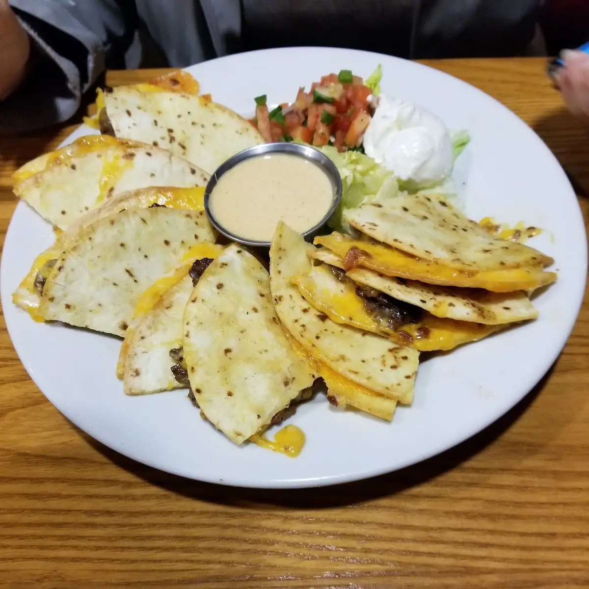 Bacon Ranch Chicken Quesadillas