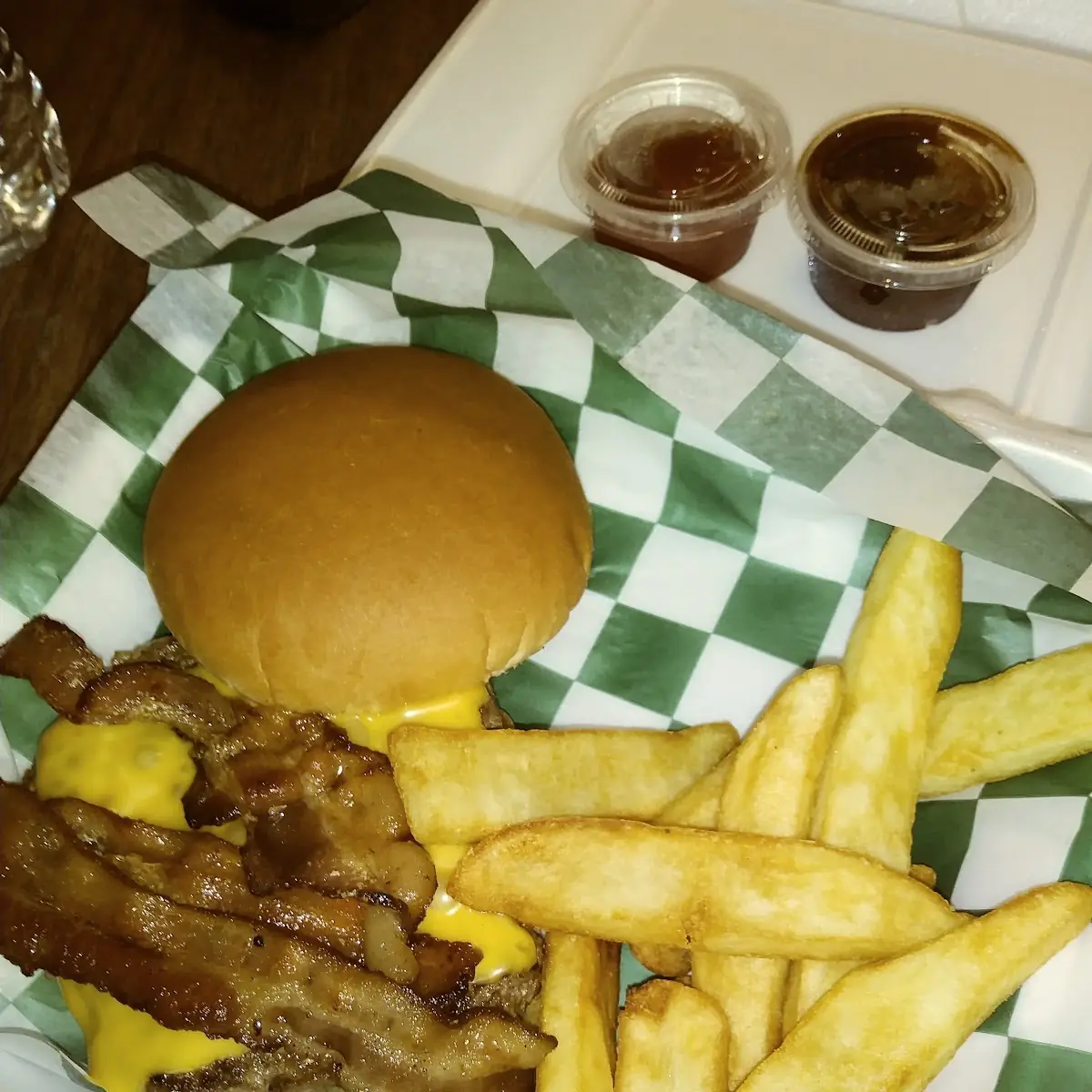 Bacon Cheeseburger with Steak Fries