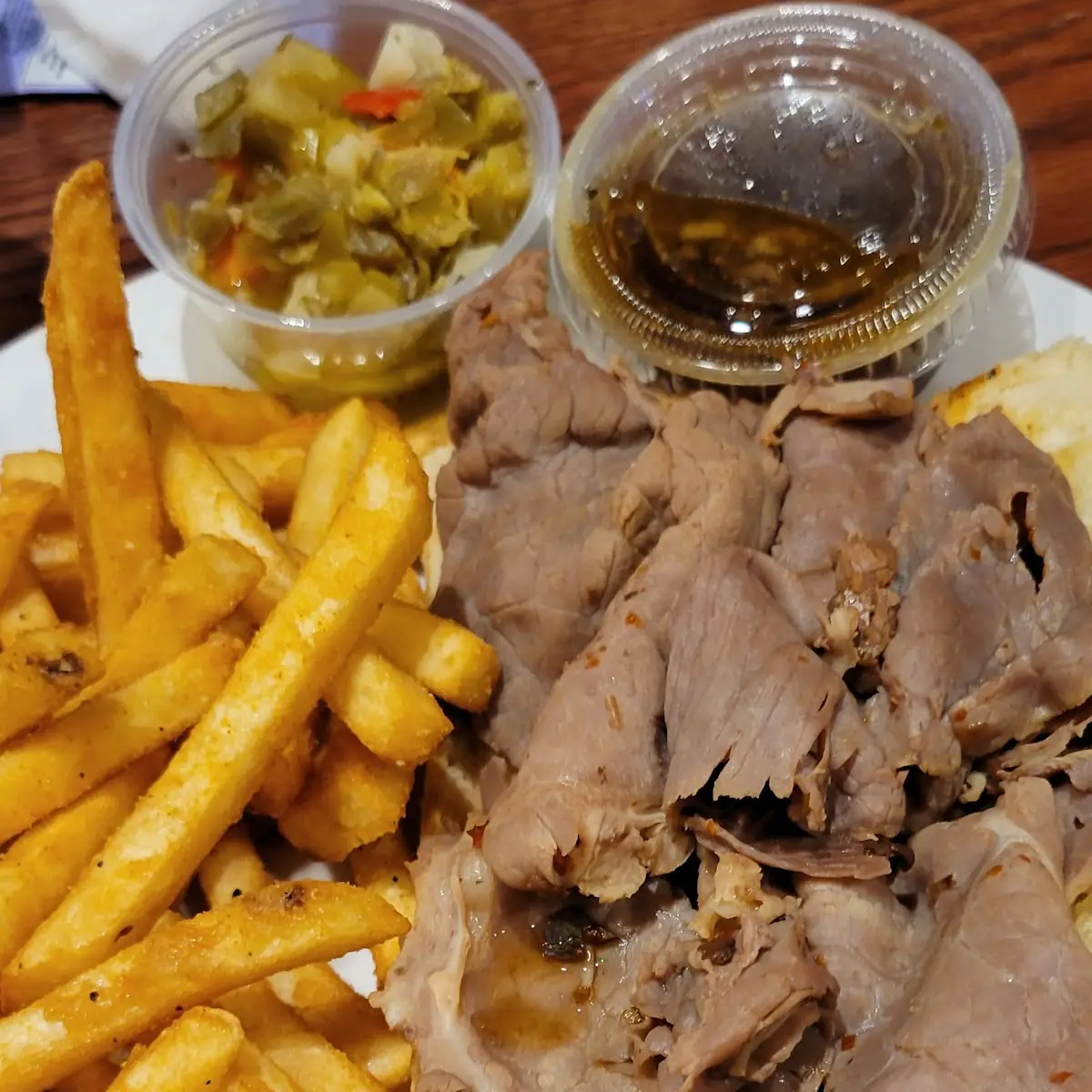 Philly Cheesesteak and Fries
