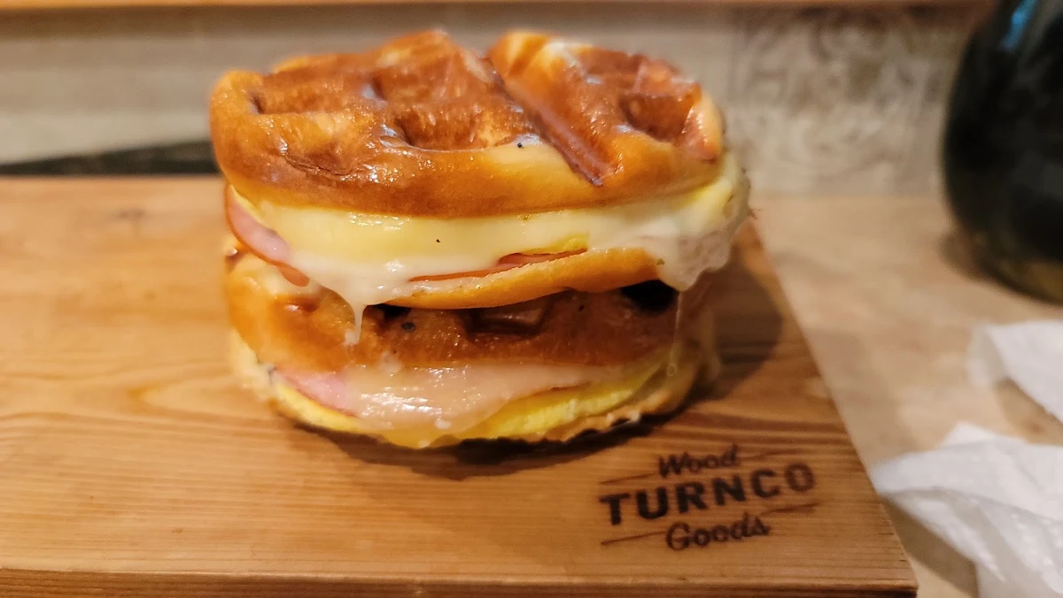 Waffle Breakfast Sandwich