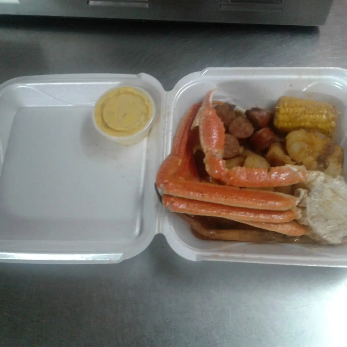 1 Cluster Snow Crab Tray