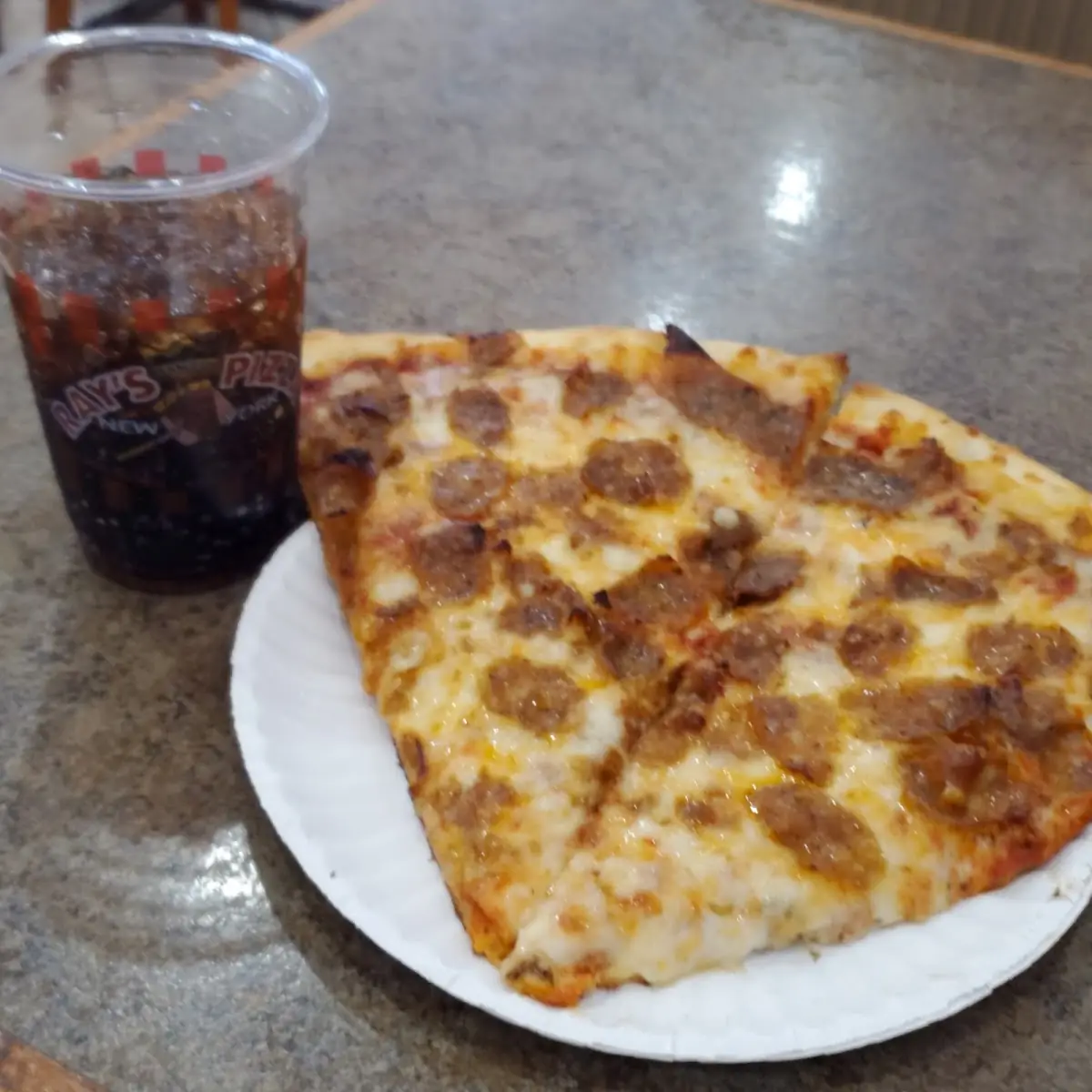 One Topping Sicilian Pizza