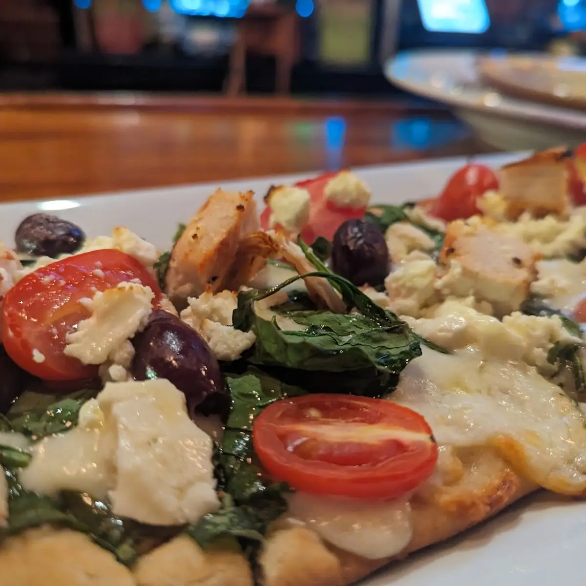 Greek Flatbread Pizza