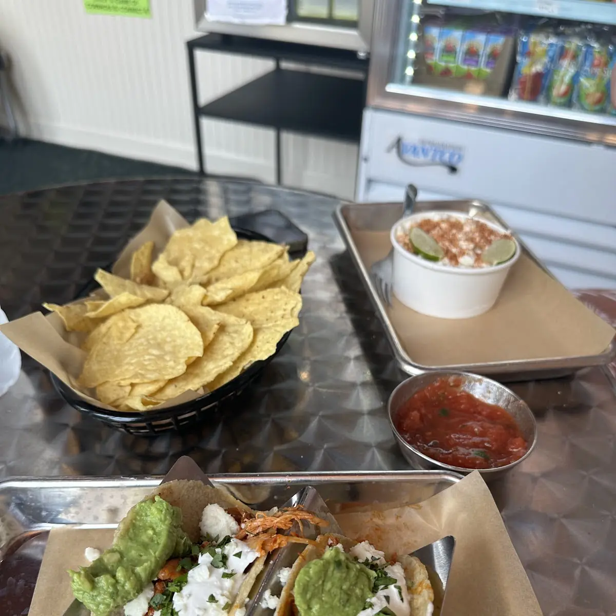 Chicken Tacos Street Corn