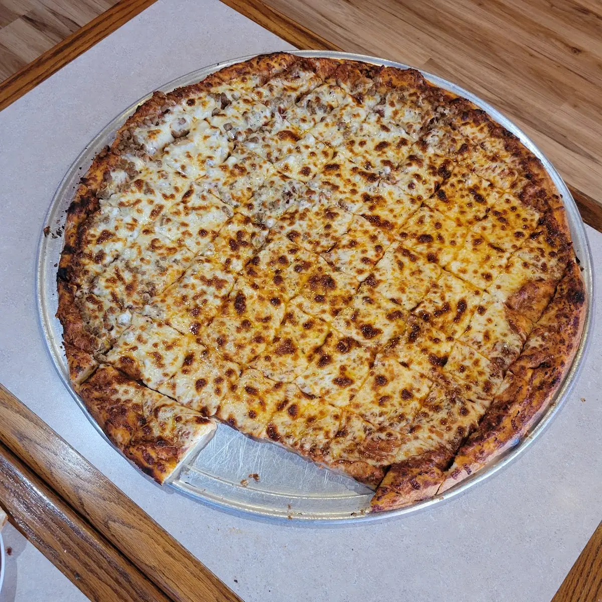 Beef and Cheese Pizza