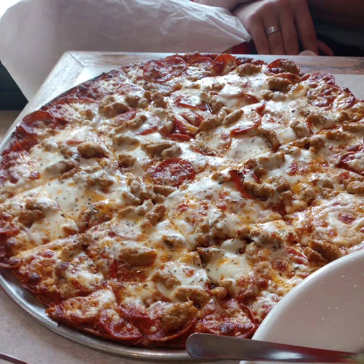 Sausage & Pepperoni Pizza