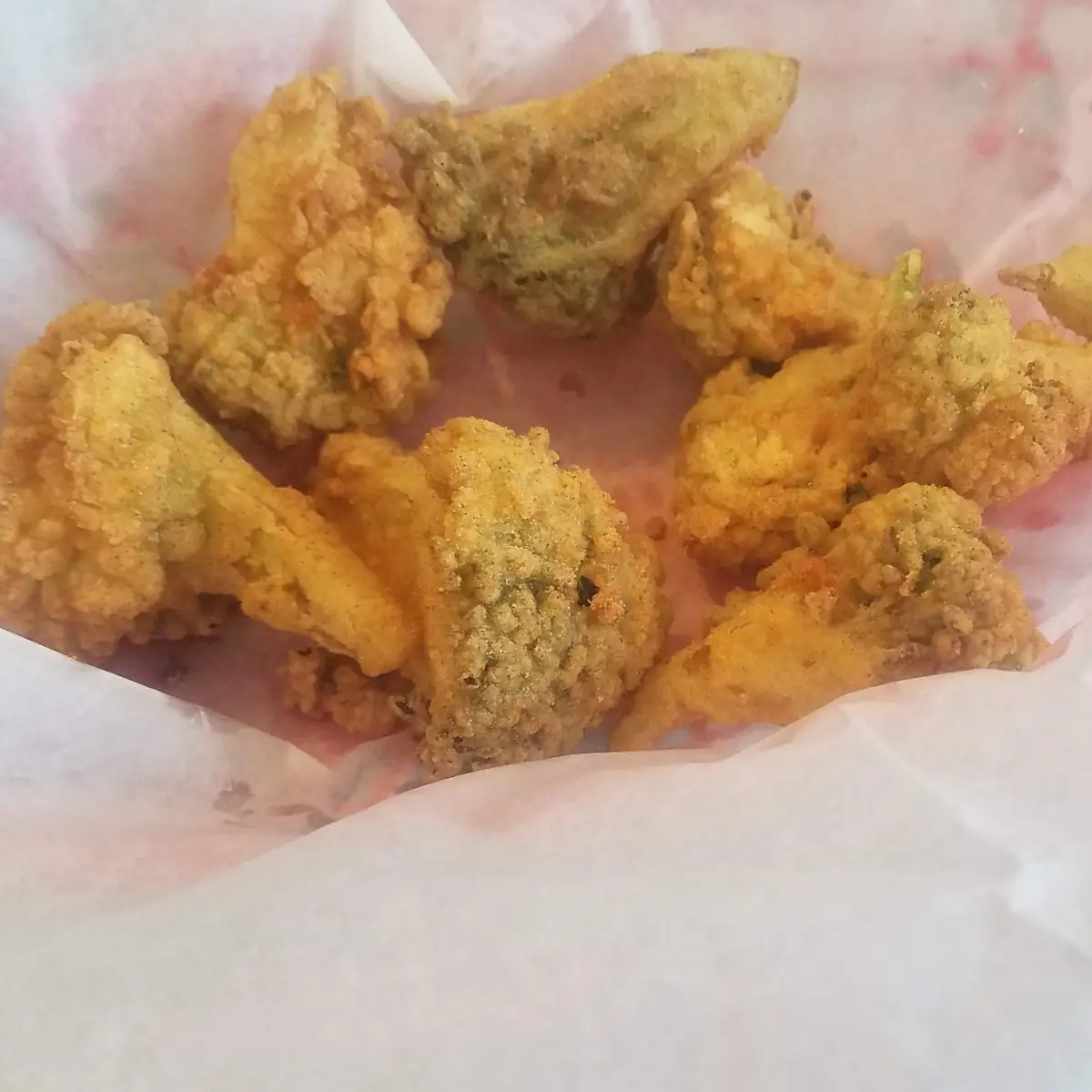 Fried Broccoli Bites