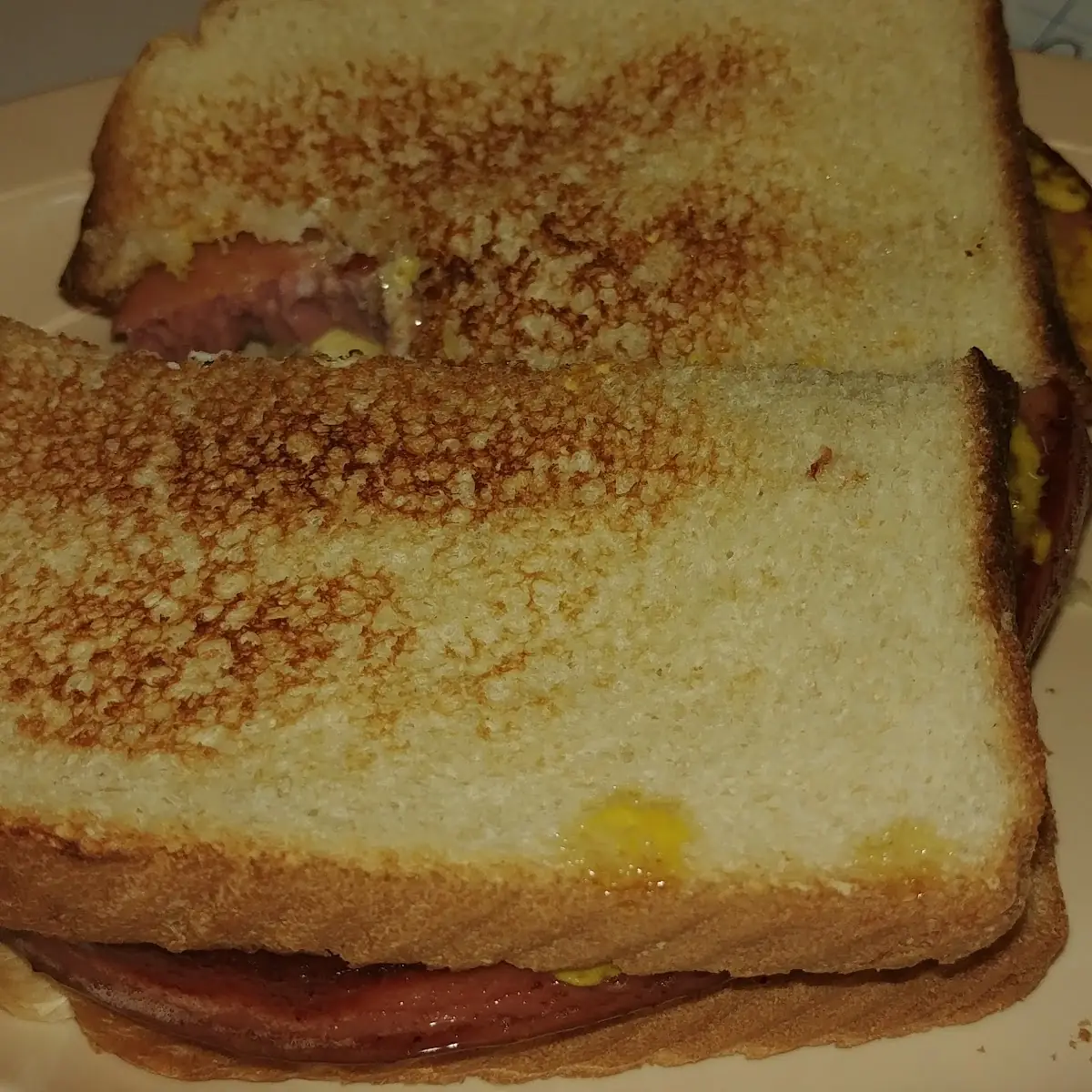 Bologna & Egg on Toast
