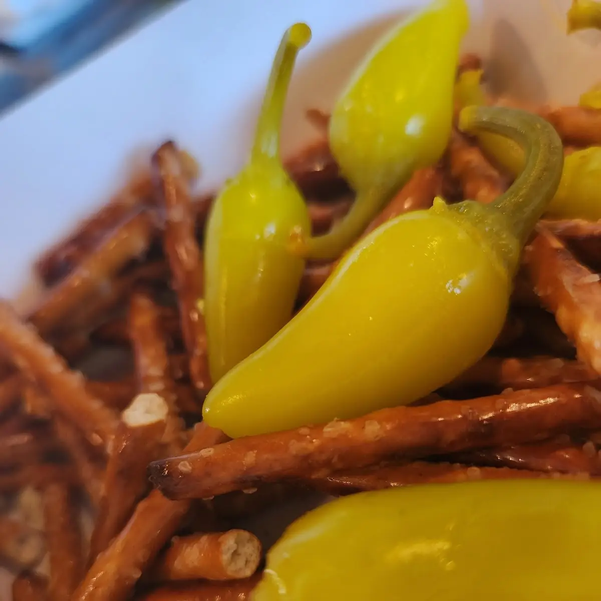 Pickled Eggs & Pretzel Sticks