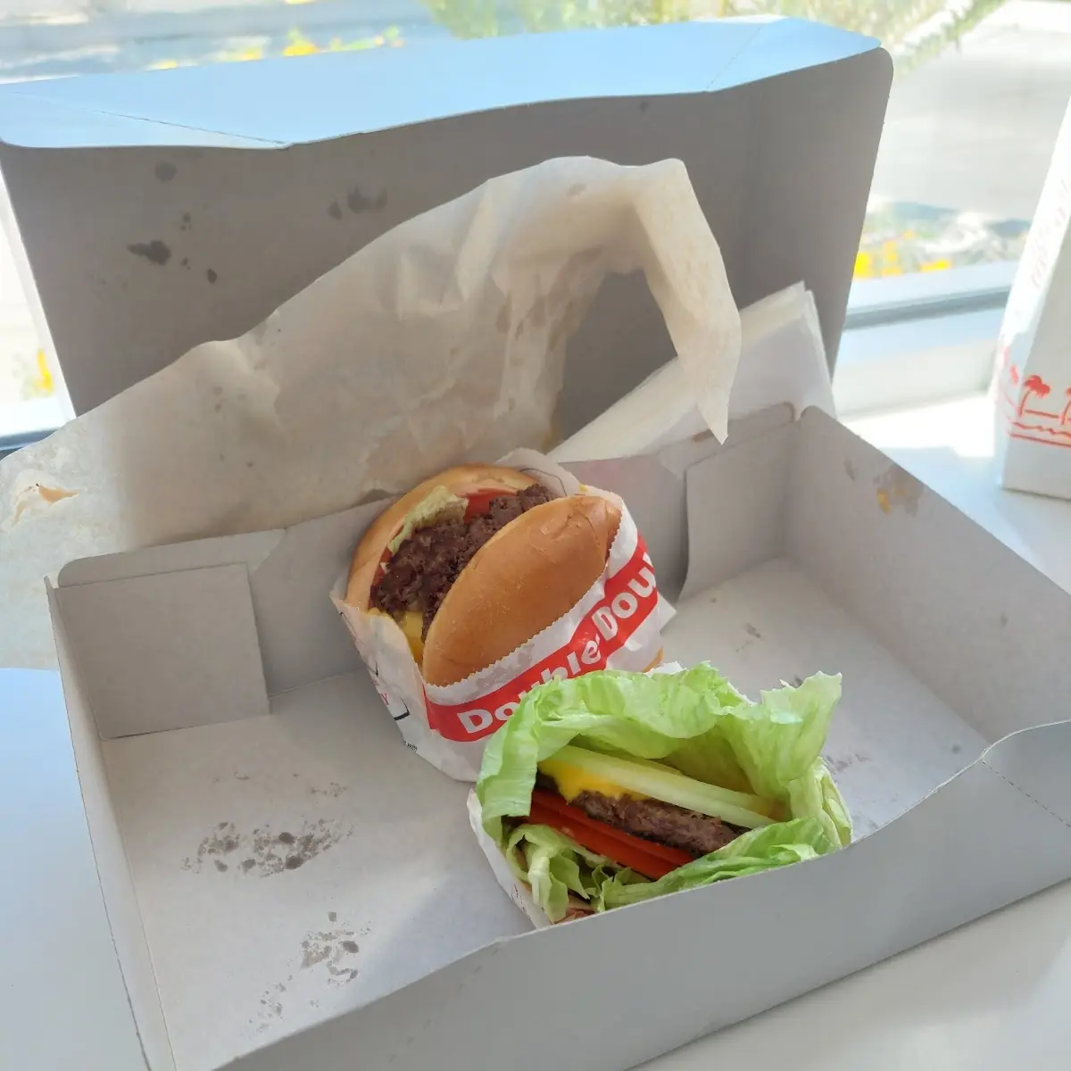 Double Cheeseburger Combo & Lettuce Wrap