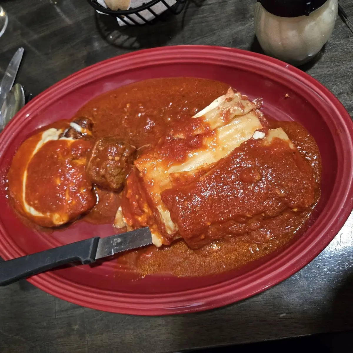 Meatball and Lasagna