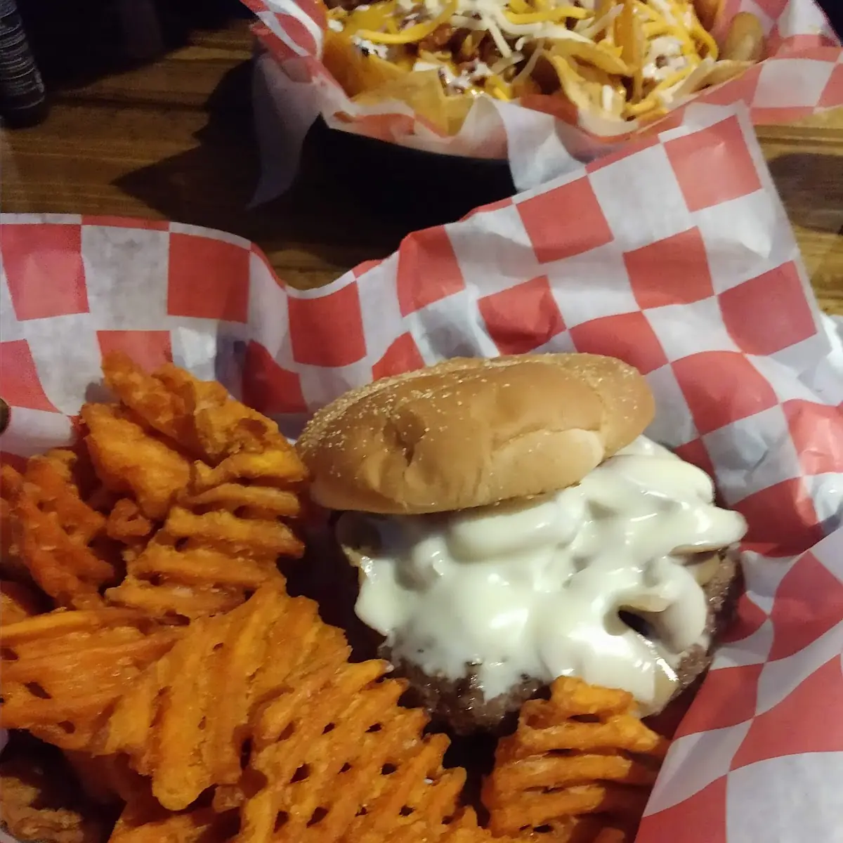 Swiss and Mushroom Burger