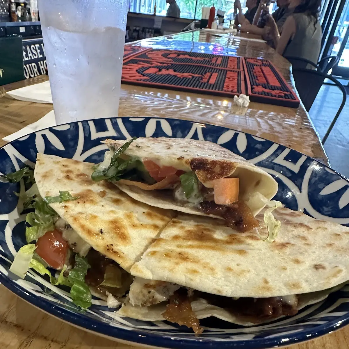 White Queso Quesadilla