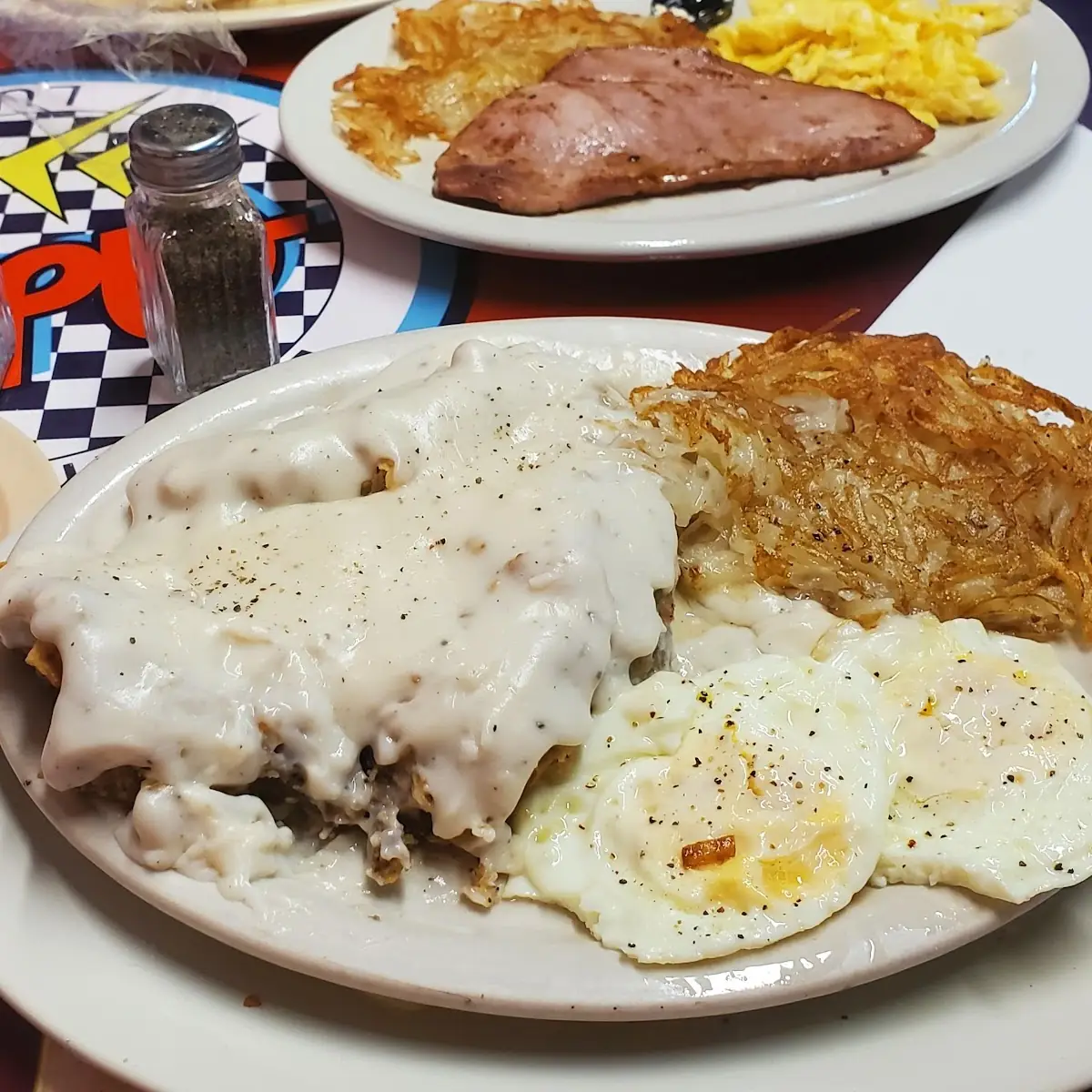 Eggs Hash Browns Beans