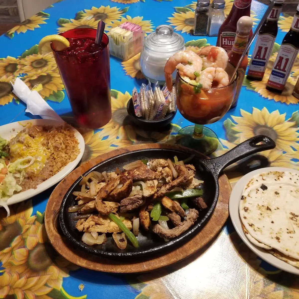 Beef Chicken or Combo Fajitas
