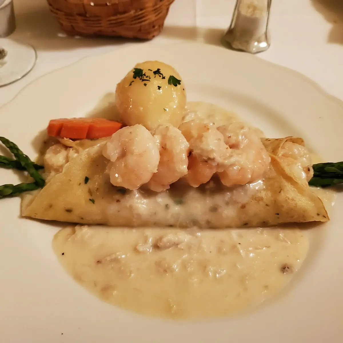 Seafood Crepe