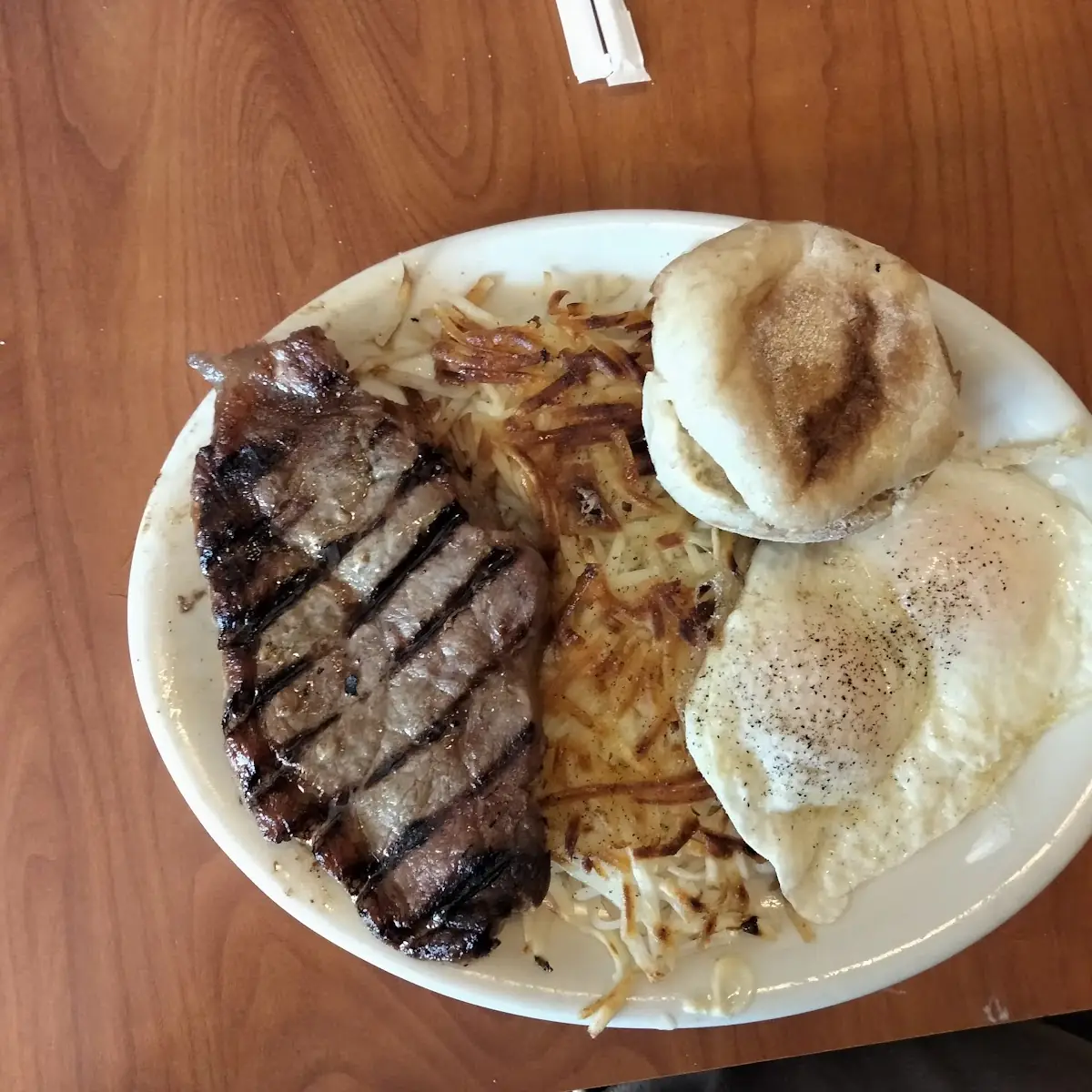 Rib Eye Steak and Eggs